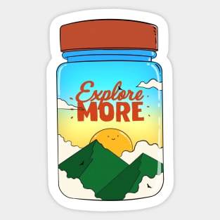 Explore More Sticker